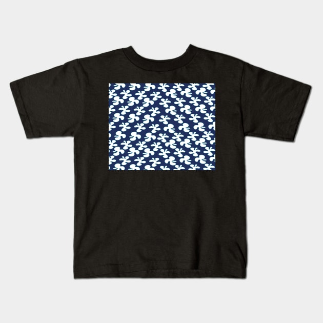 Spotted blue Kids T-Shirt by Almanzart